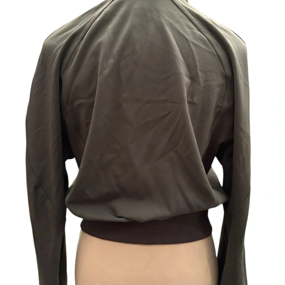 Women’s Lulu Lemon Wunder Train Track Green Jacket Sz 4 - Picture 2 of 6